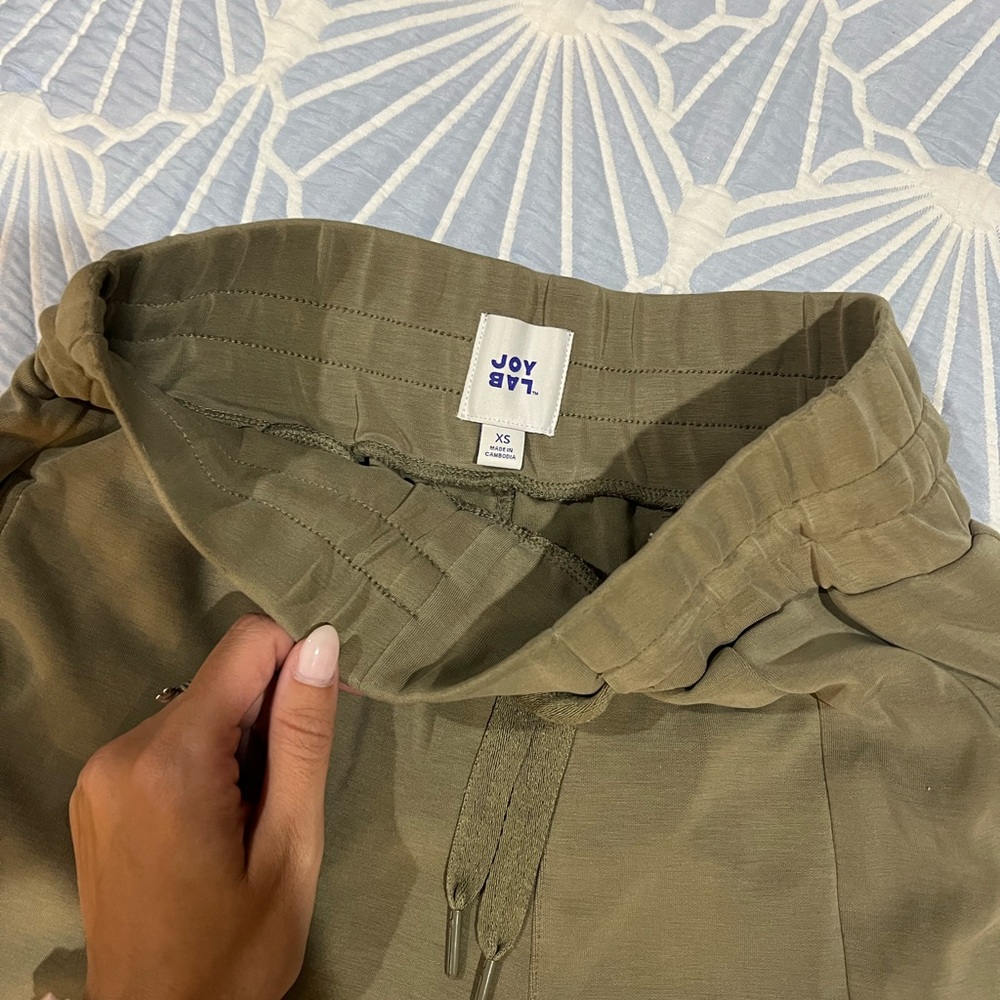 Joy Lab Olive Green Joggers